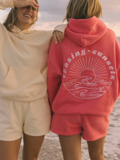 CHASING SUNSETS | OVERSIZED HOODIE