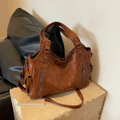 Nodella - Leder Damen Schultertasche