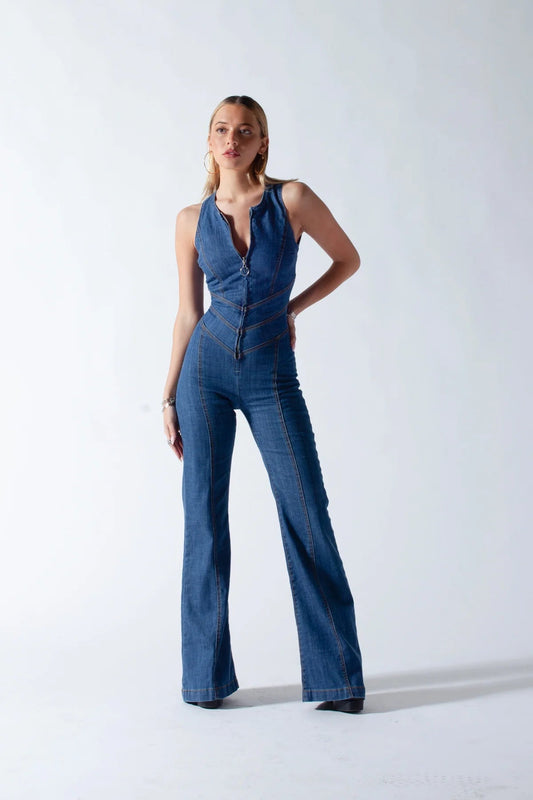 LARA Denim Jumpsuit