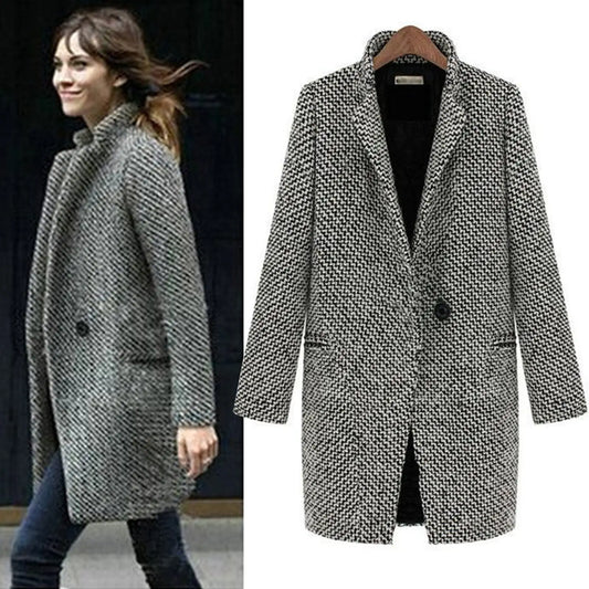 Rianne™ | Eleganter Wollmantel für Stil und Wärme im Winter