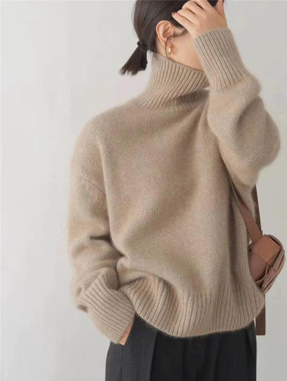 Dolce™ | Weicher und Eleganter Strickpullover mit Rollkragen